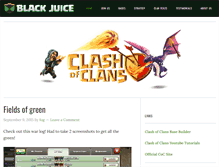 Tablet Screenshot of blackjuiceclan.com